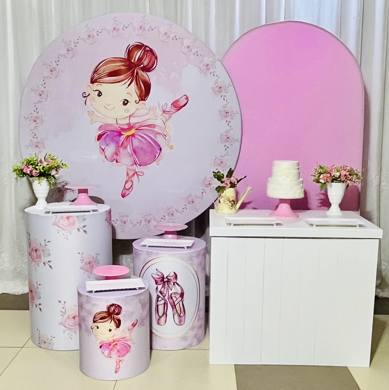 Kit Master Bailarina - Ns Decorações Pegue e Monte