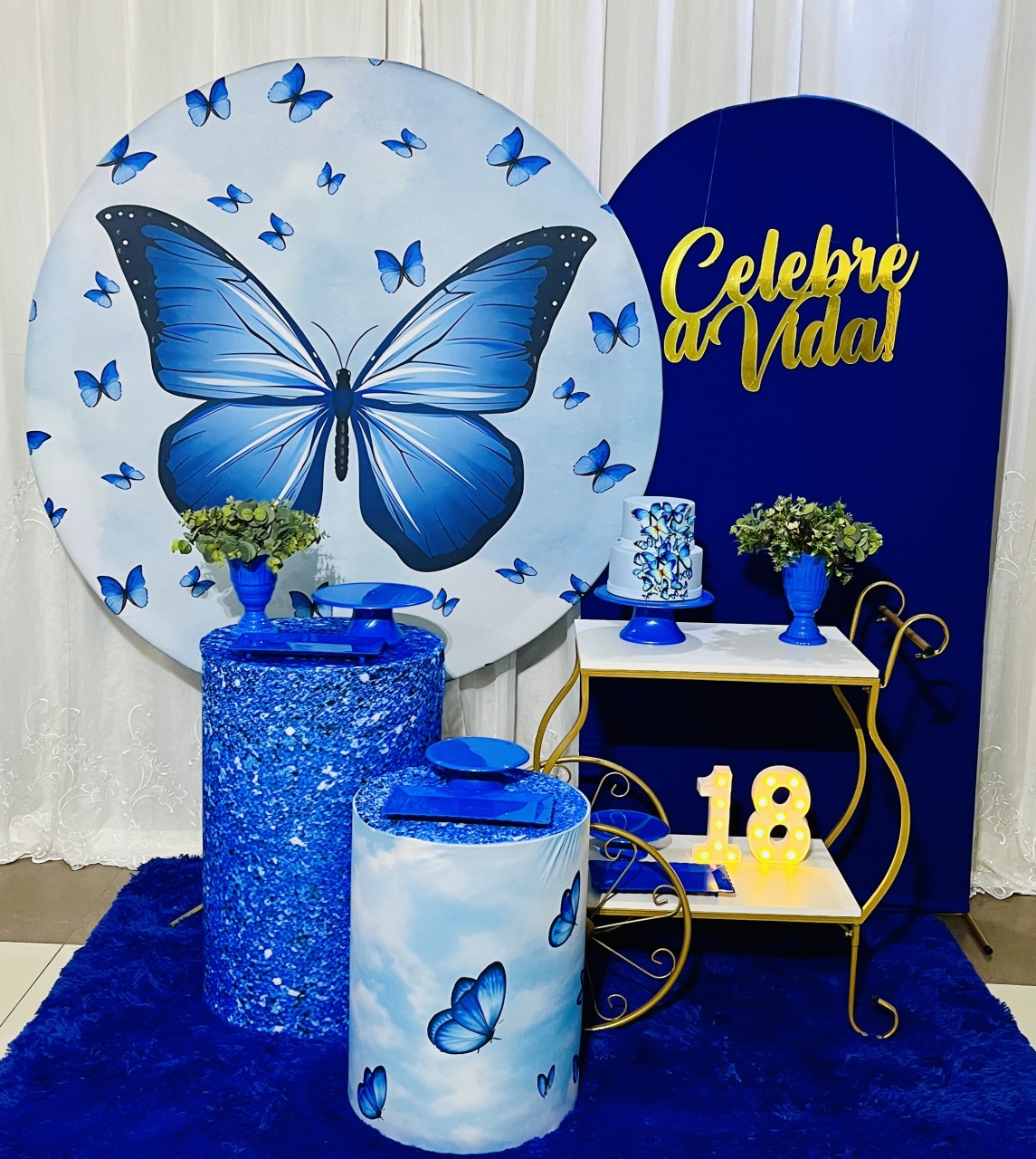 Kit Top Borboleta - Ns Decorações Pegue e Monte