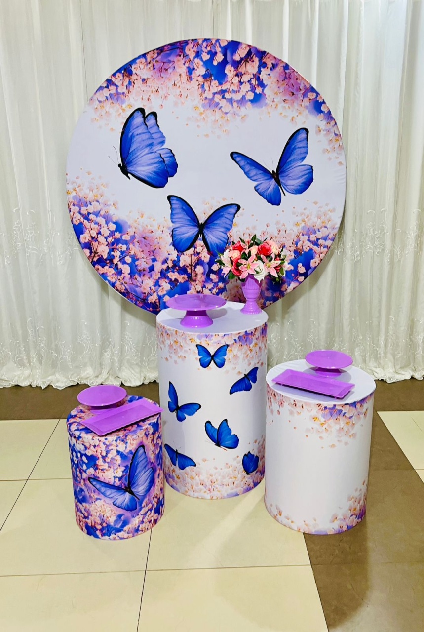 Borboleta Lilas - Ns Decorações Pegue e Monte