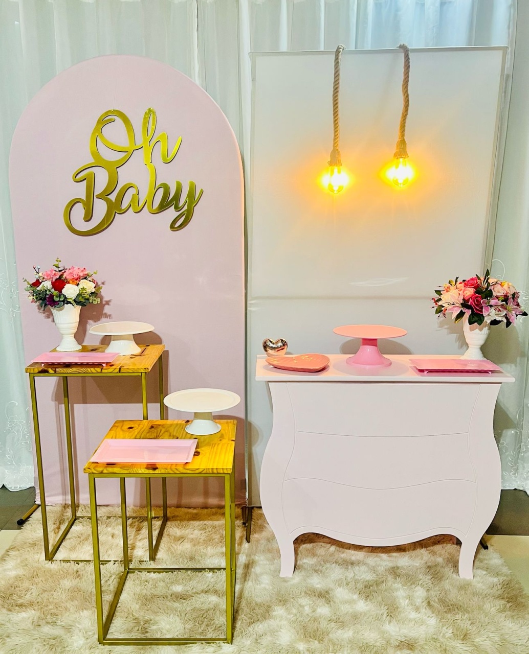 Kit Top Premium Oh Baby Menina - Ns Decorações Pegue e Monte