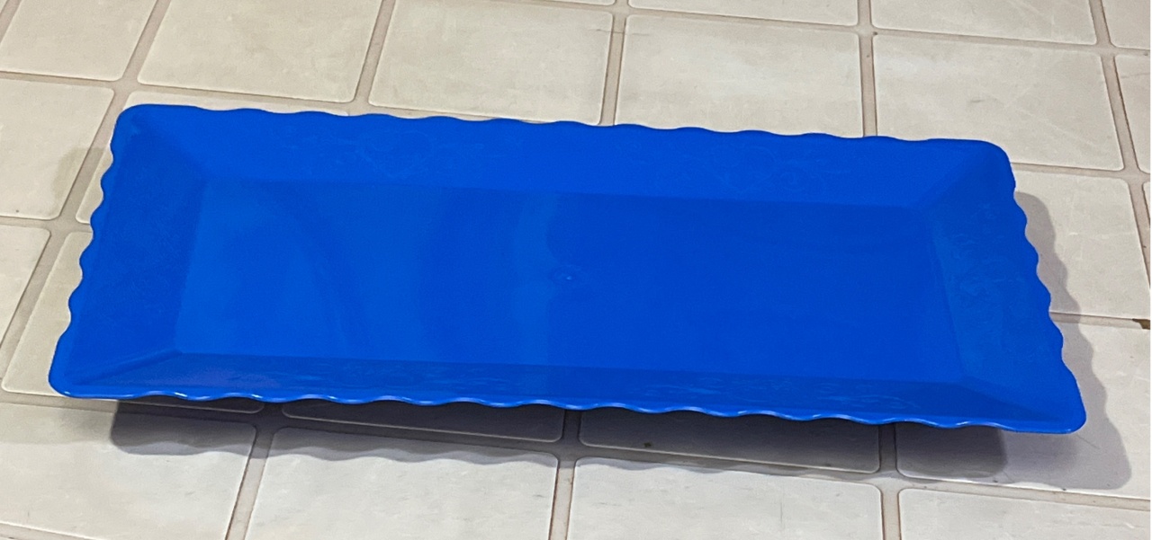 Bandeja Azul - Ns Decorações Pegue e Monte