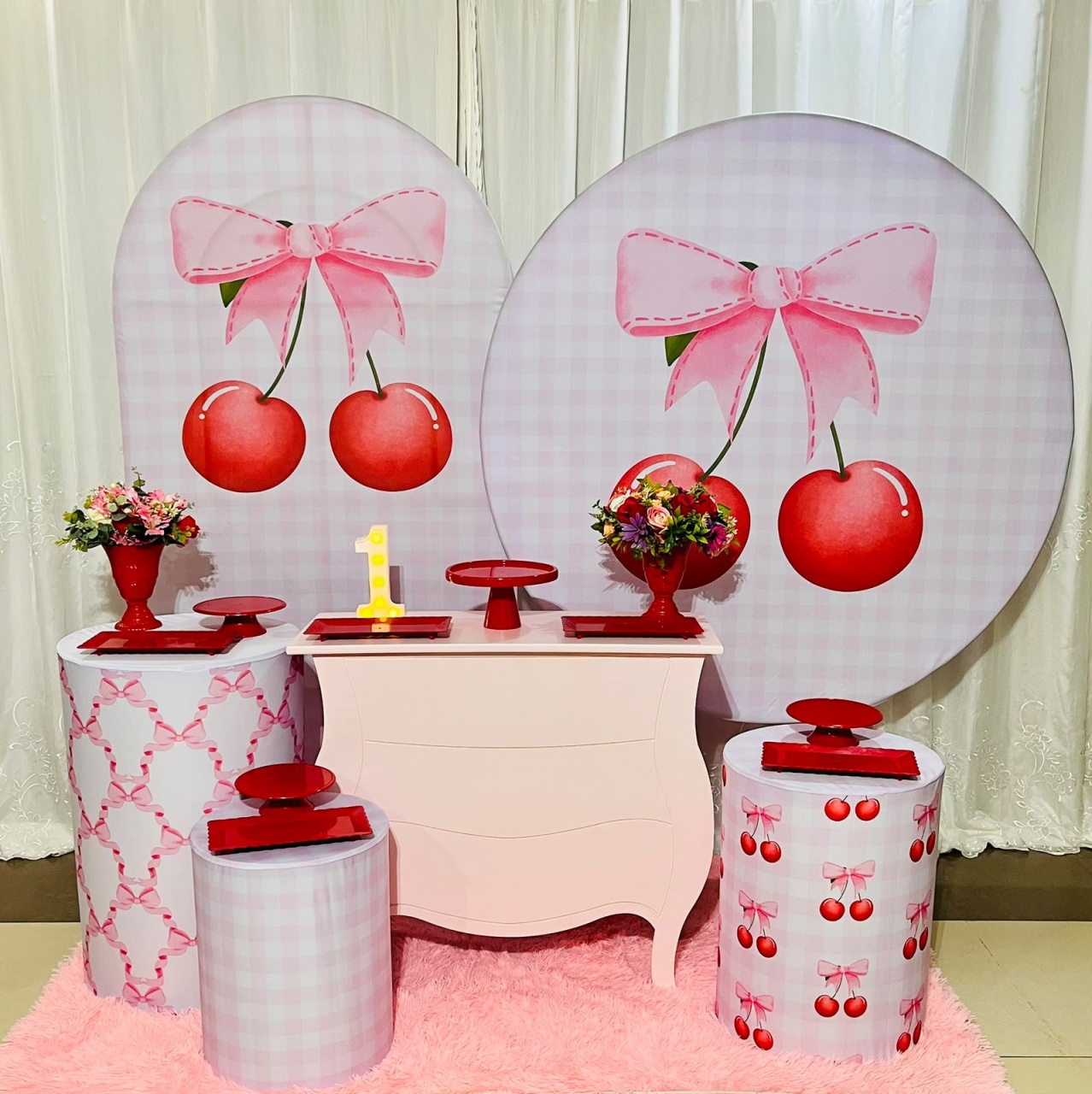 Cereja Ouro Premium - Ns Decorações Pegue e Monte