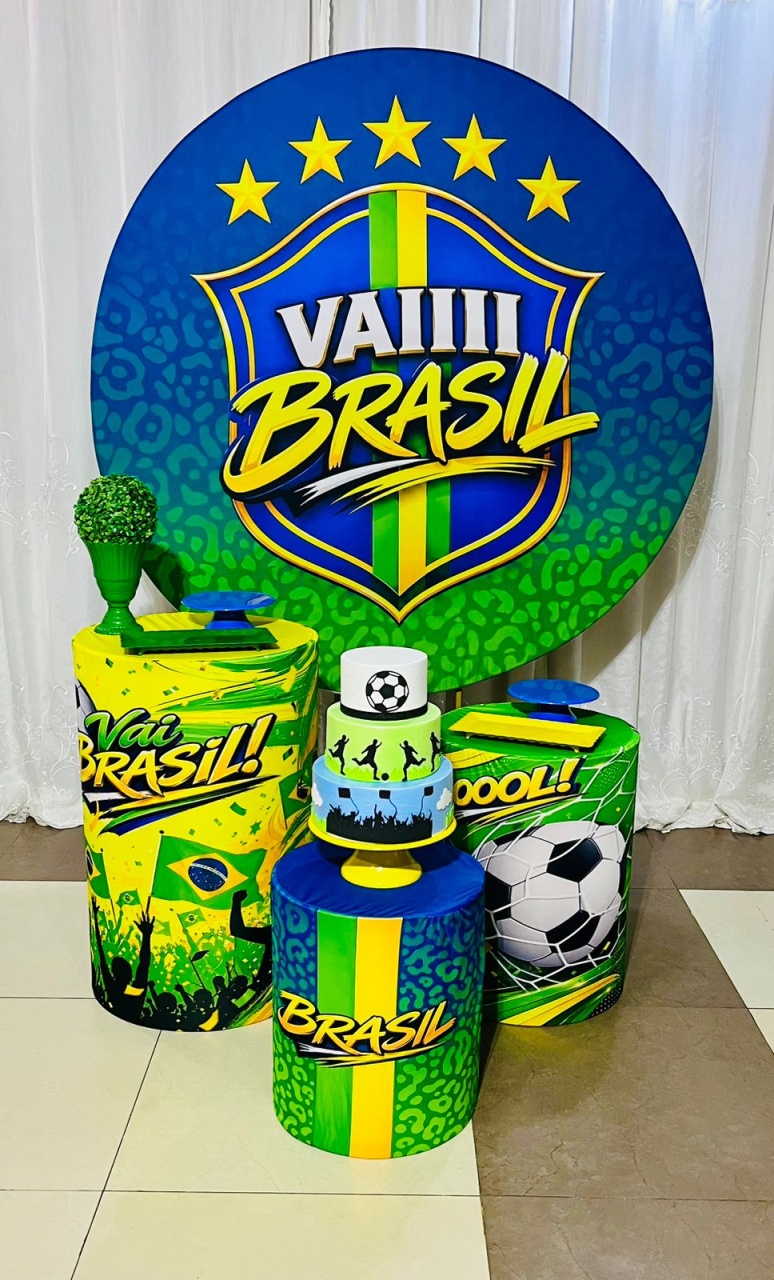Kit Vai Brasil - Ns Decorações Pegue e Monte