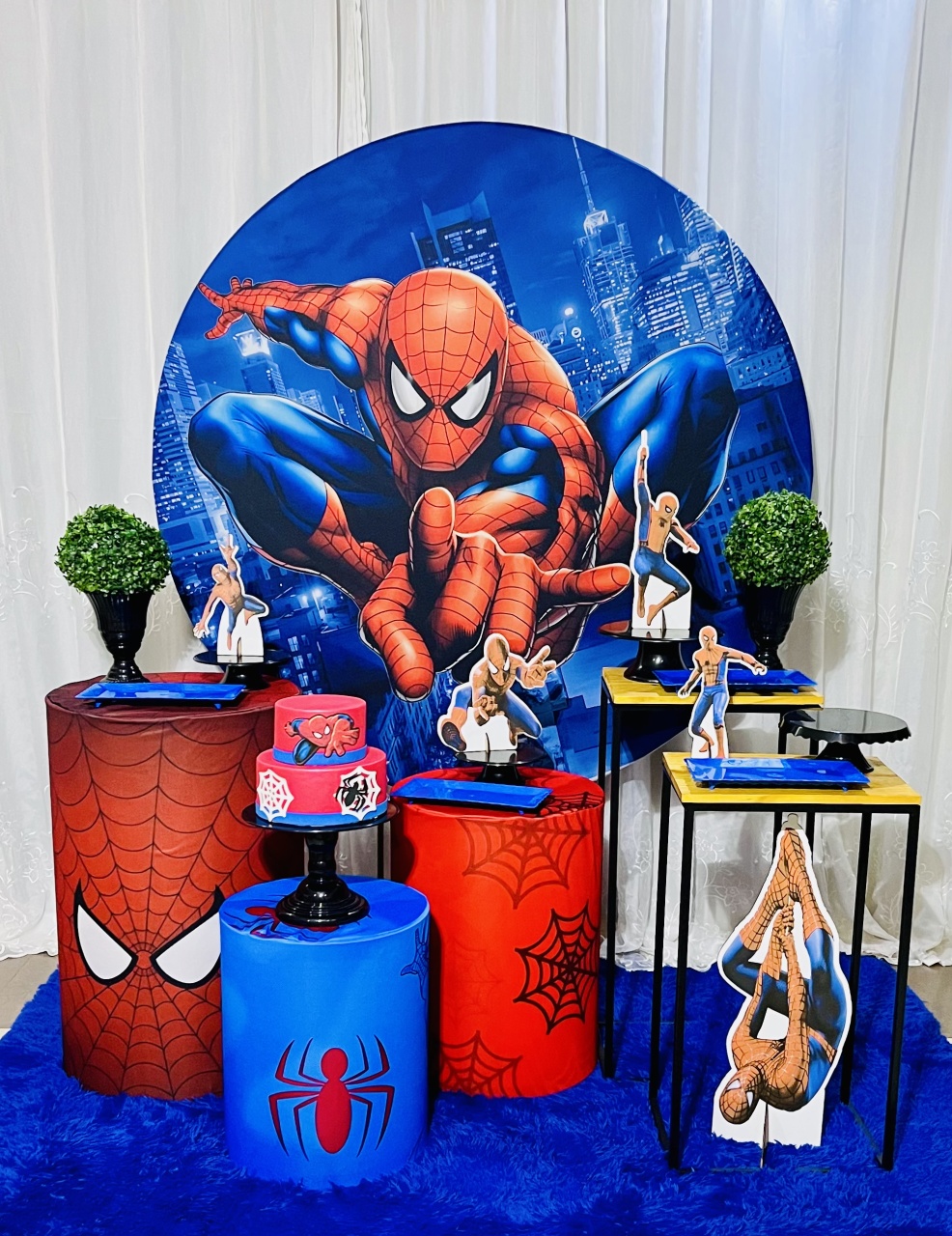 Kit Prata Homem Aranha - Ns Decorações Pegue e Monte