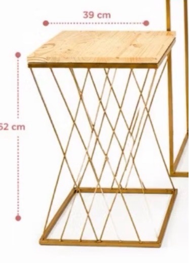Mesa Treliça M - Ns Decorações Pegue e Monte