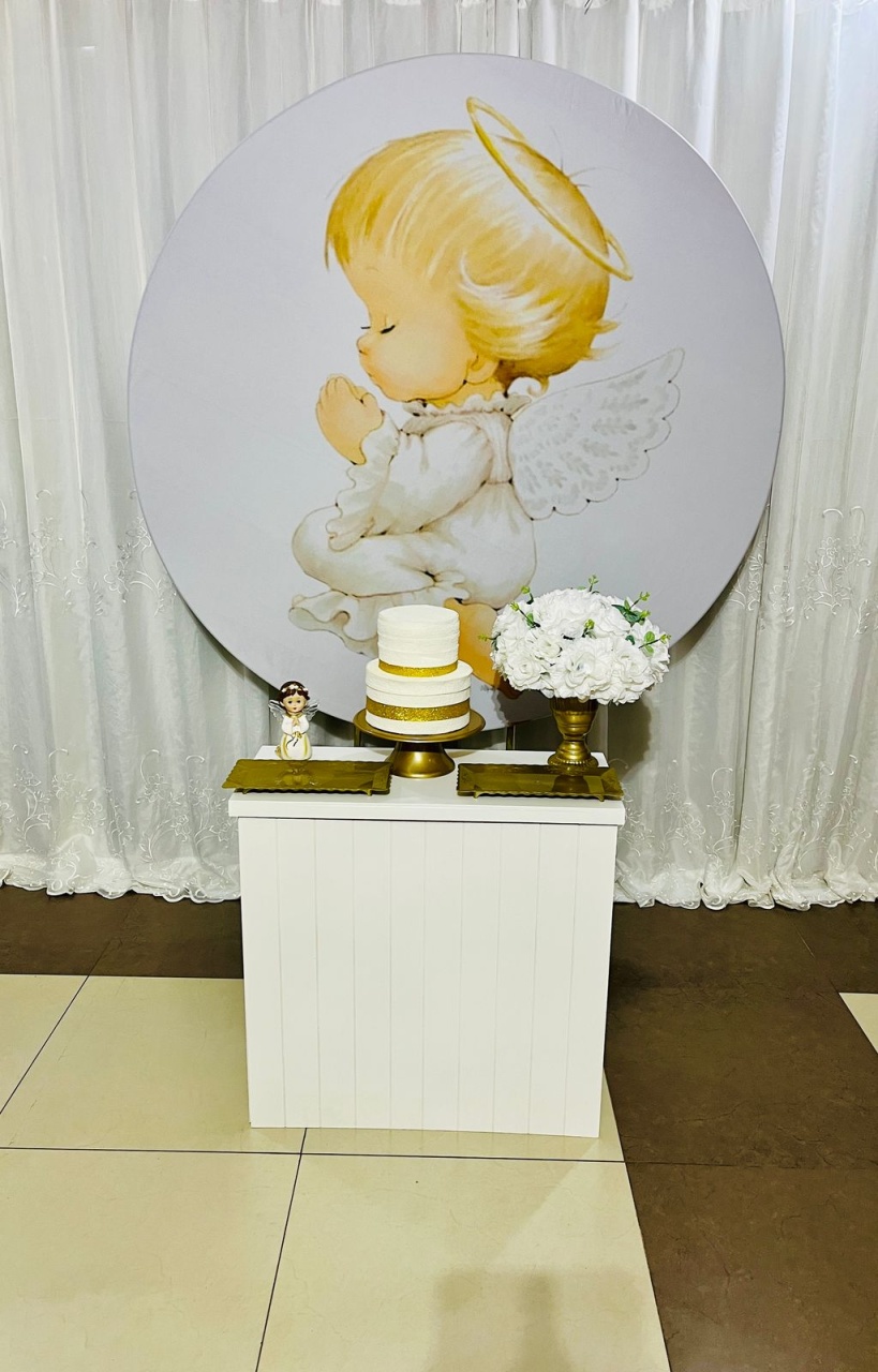 Kit Só Um Bolinho Batizado - Ns Decorações Pegue e Monte