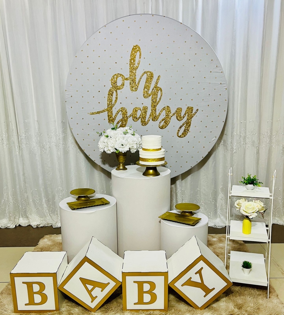 Kit Essencial Oh Baby Premium - Ns Decorações Pegue e Monte