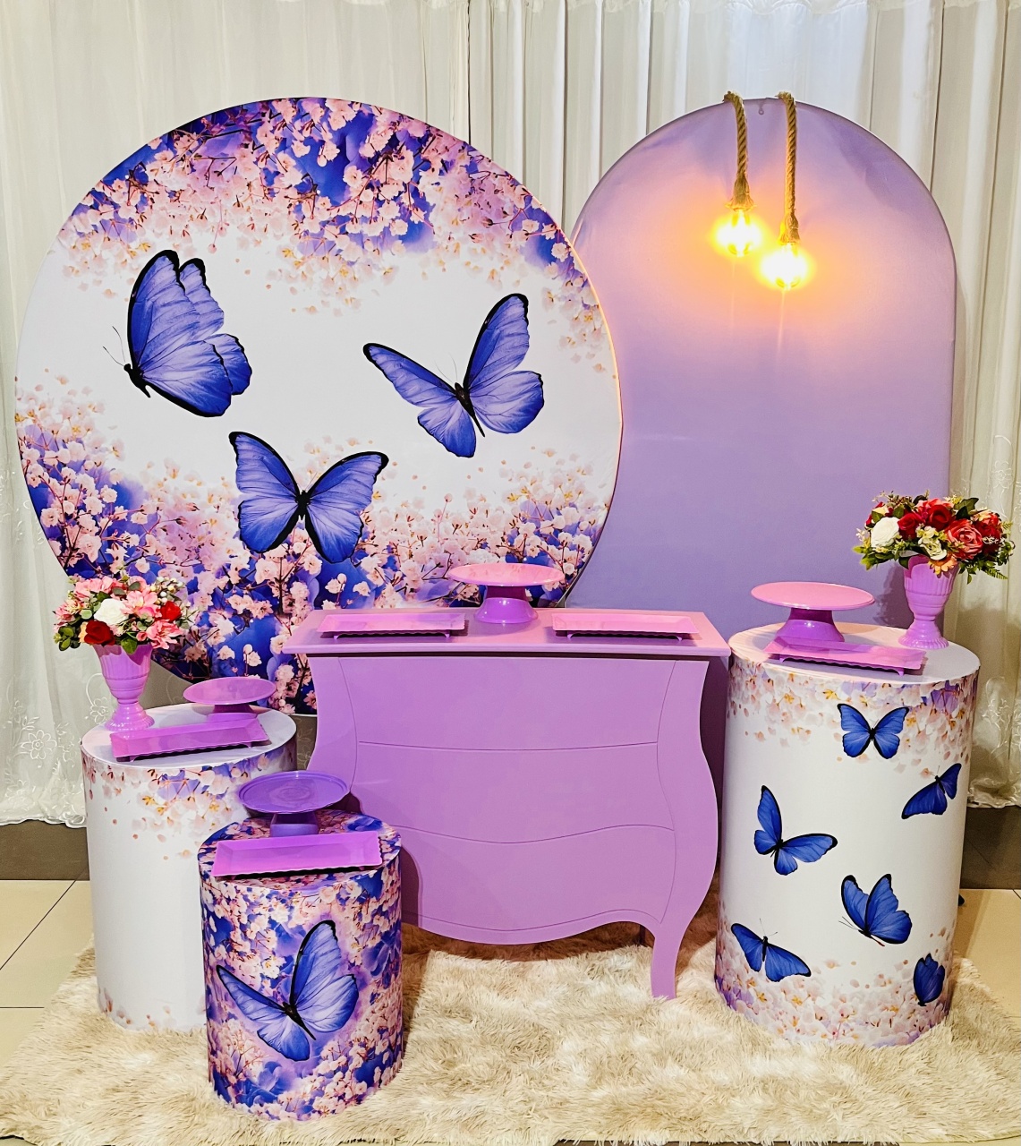 Kit Master Borboleta Lilas - Ns Decorações Pegue e Monte