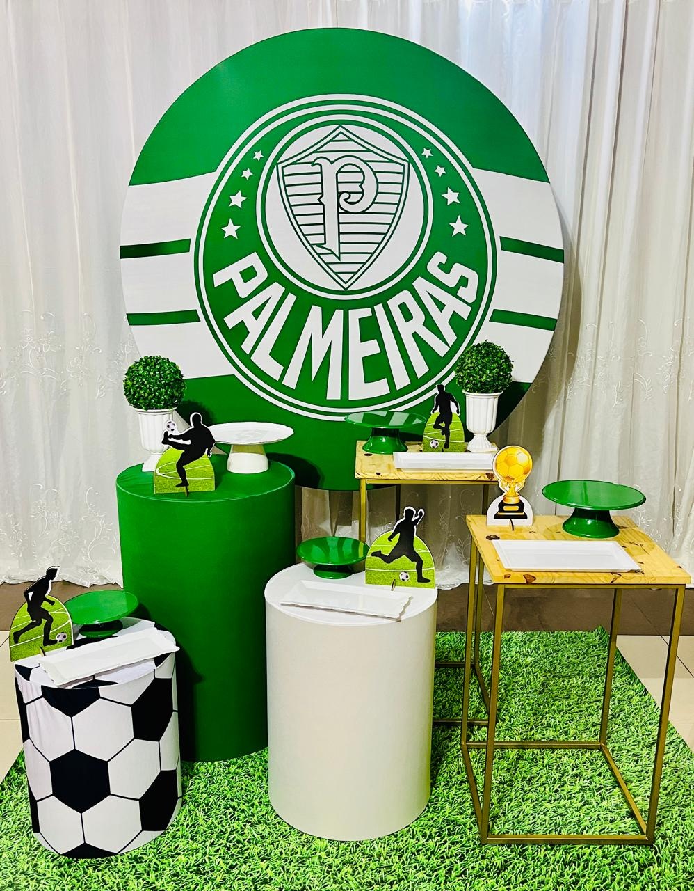Kit Prata Palmeira - Ns Decorações Pegue e Monte