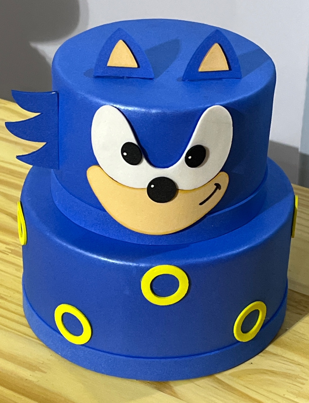Bolo Fake Sonic - Ns Decorações Pegue e Monte
