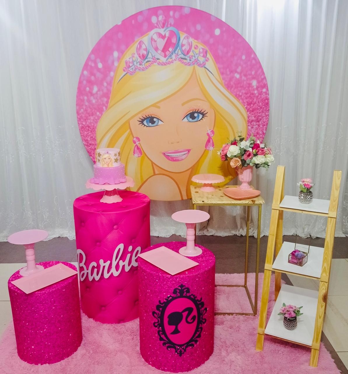Kit Bronze Barbie - Ns Decorações Pegue e Monte
