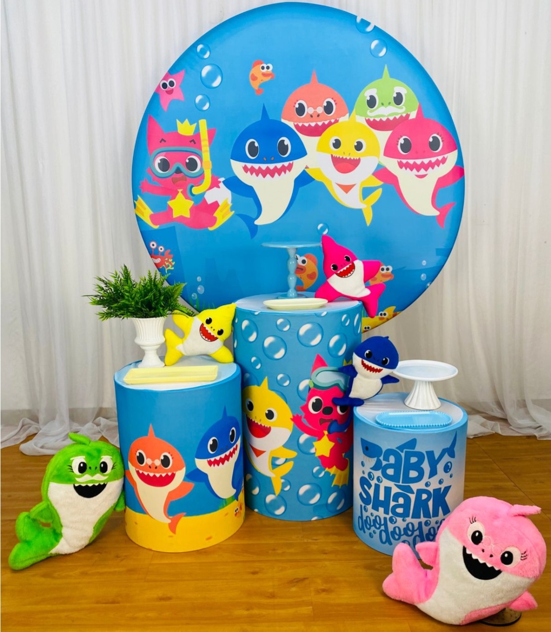Kit Afetivo- Baby Shark Azul - João e Maria Festas 