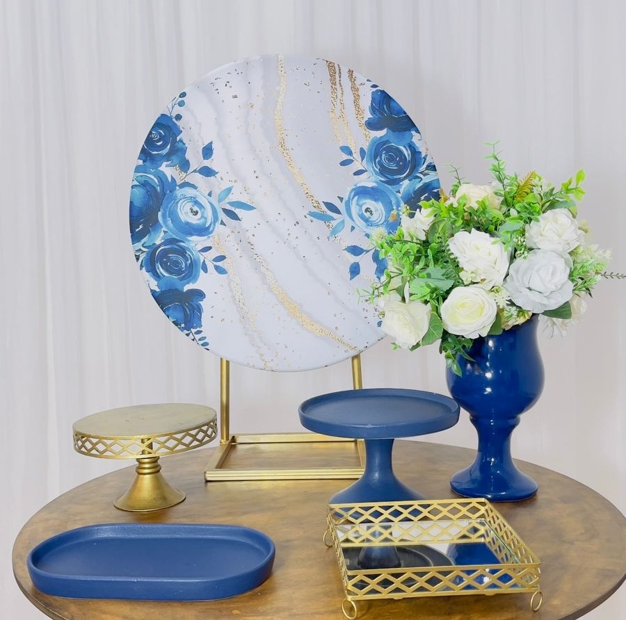 Festa Na Mesa-Feminino Azul - João e Maria Festas 