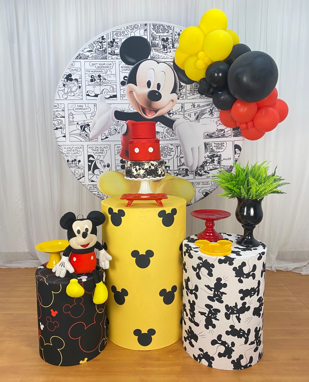 Kit Afetivo - Mickey/Balão - João e Maria Festas 