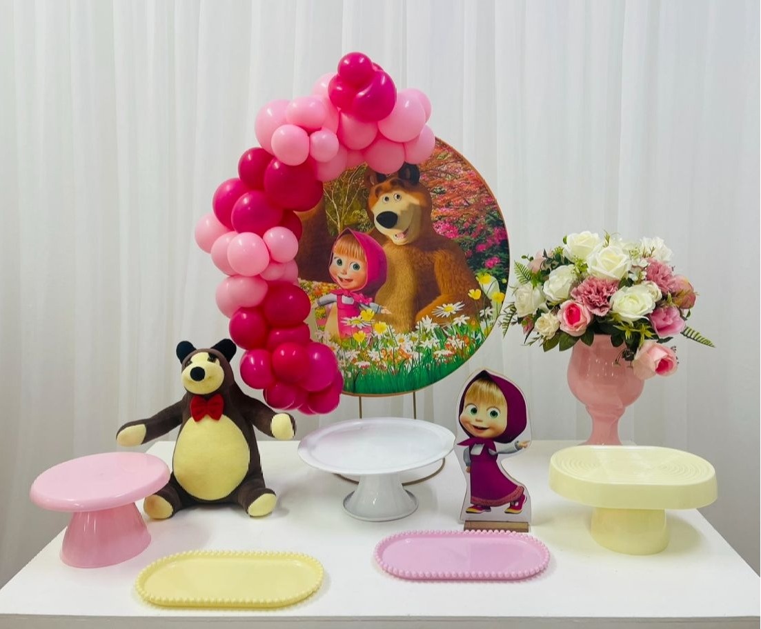 Festa Na Mesa- Marsha E O Urso - João e Maria Festas 