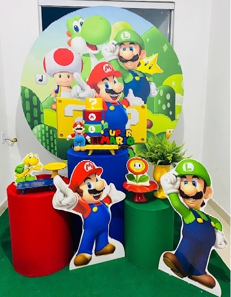 Super Mario- Kit Afetivo - João e Maria Festas 