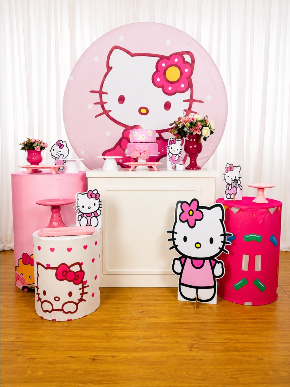  Hello Kitty -Kit Celebrar  - João e Maria Festas 