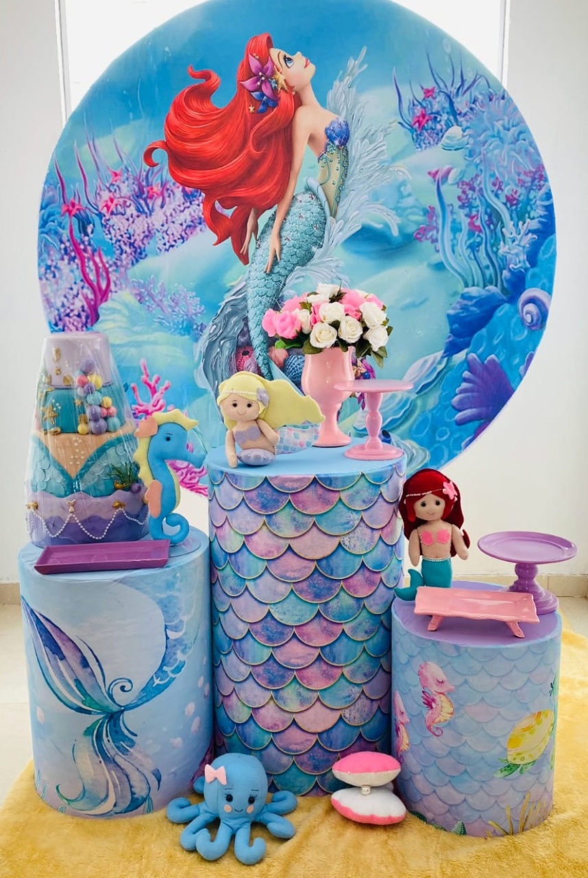 Pequena Sereia - Kit Afetivo - João e Maria Festas 