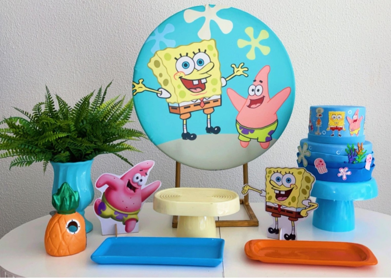 Festa Na Mesa Bob Esponja - João e Maria Festas 