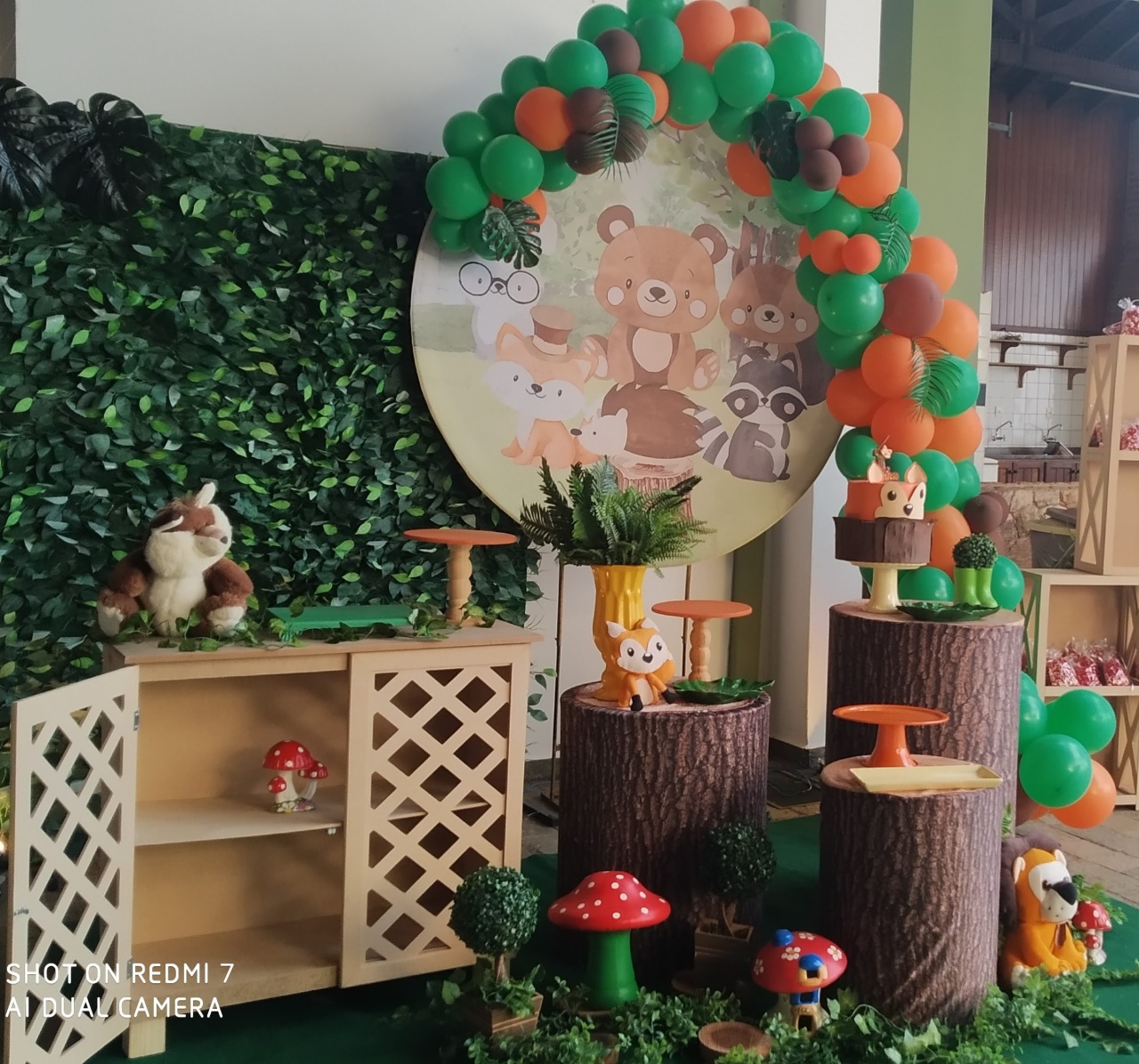 Cha de Bebe Bosque-Composição - João e Maria Festas 