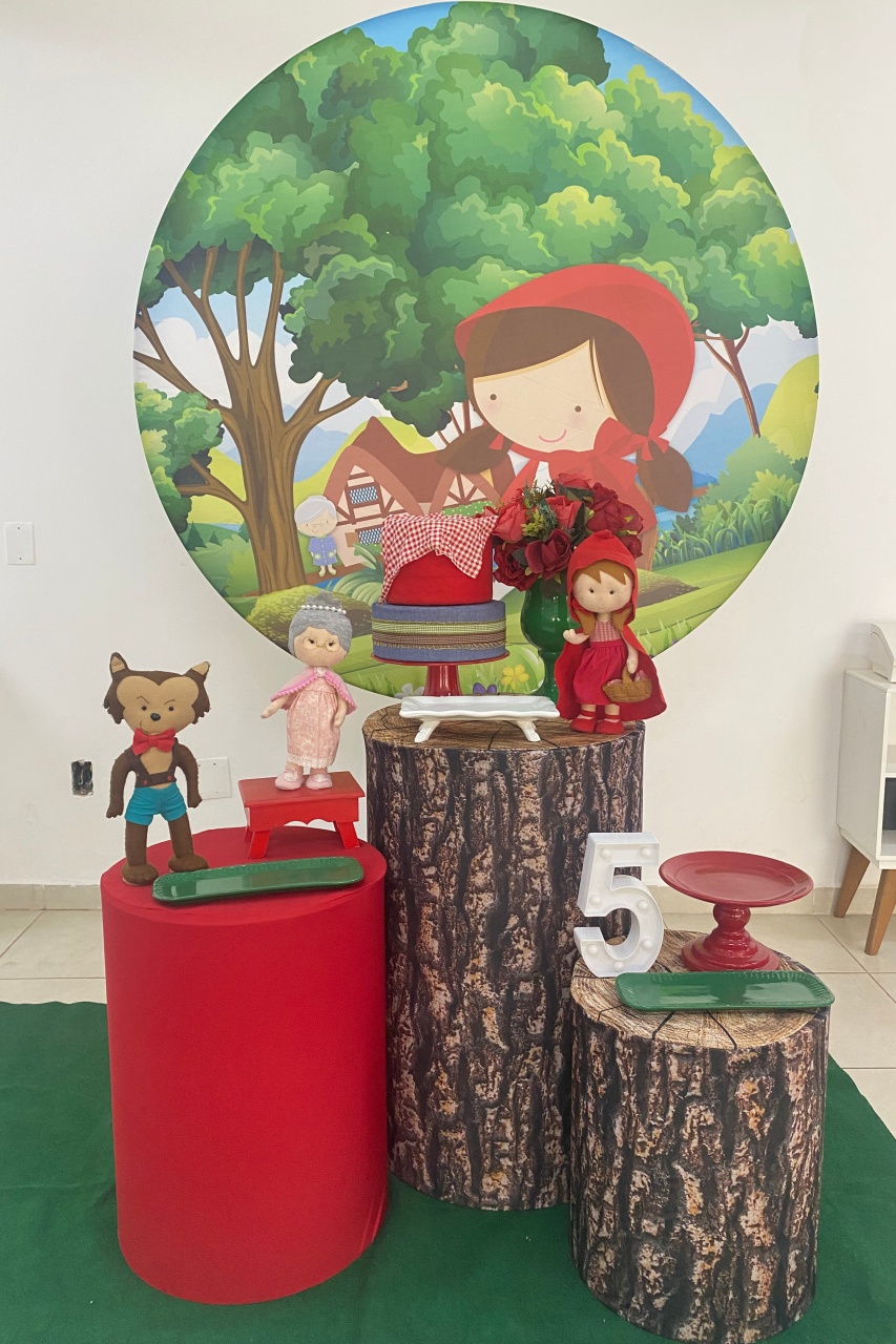 Chapeuzinho Vermeljho -Kit Afetivo - João e Maria Festas 