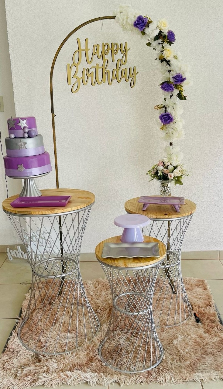Feminino 81 - Prata E Lilais  - João e Maria Festas 