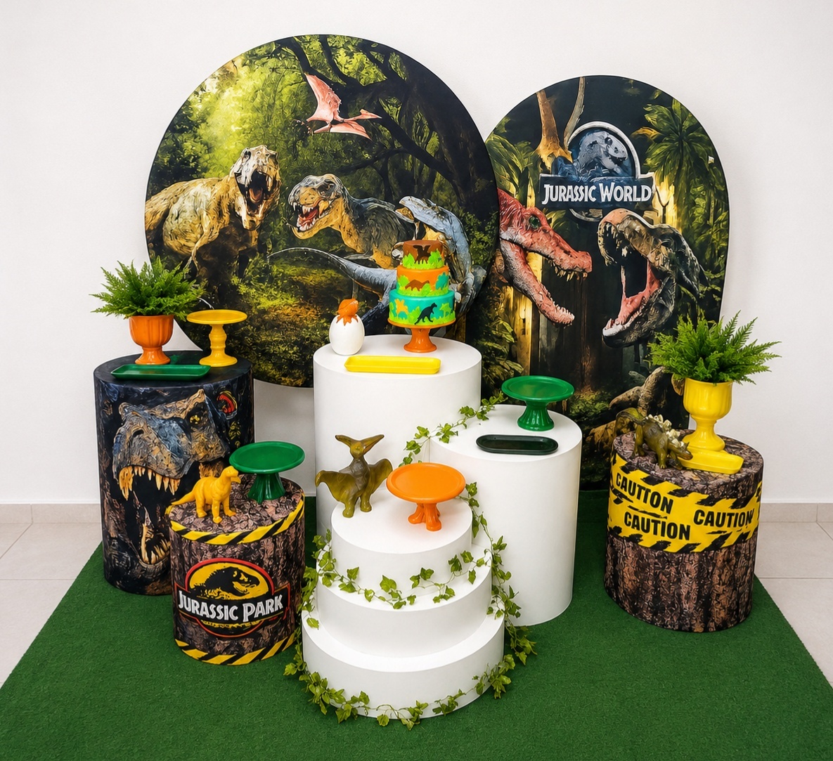 Composição Dinossauro Jurassic World - João e Maria Festas 