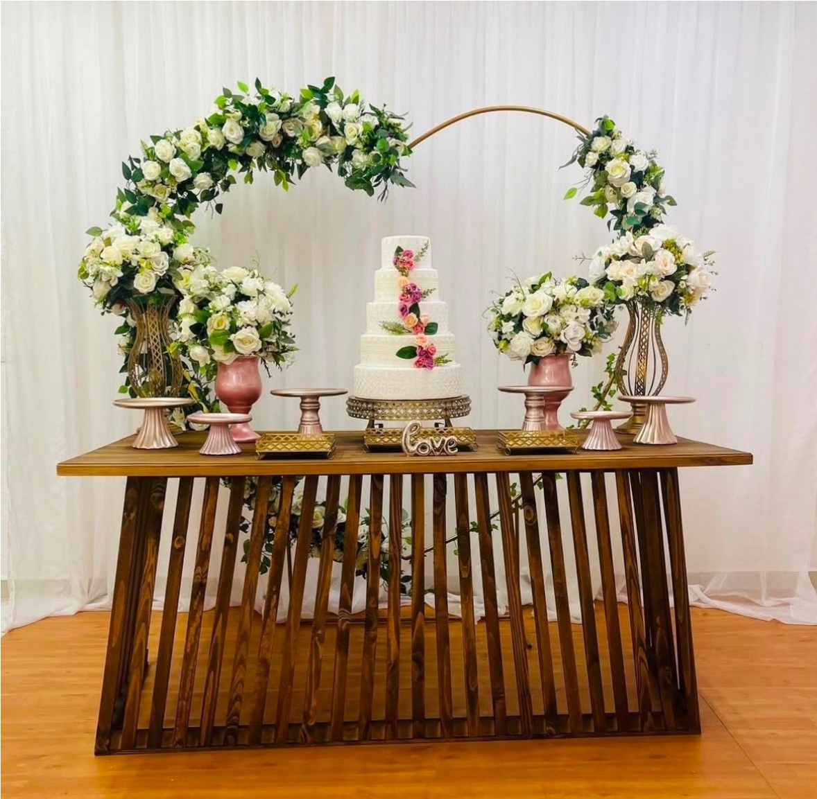 Casamento Mesa Madri E Coraçao 01 - João e Maria Festas 