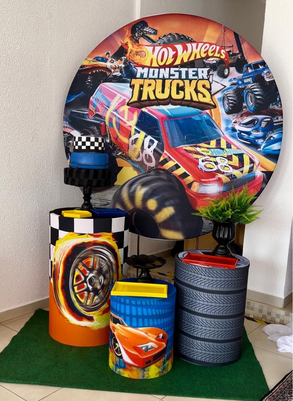 Kit Afetivo - Monsters Trucks - João e Maria Festas 