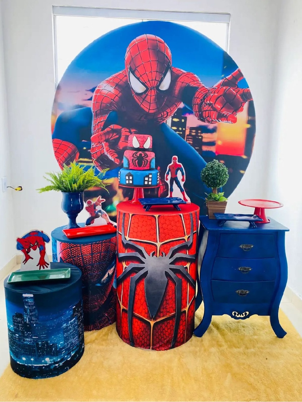 Homem Aranha -Kit Celebrar - João e Maria Festas 