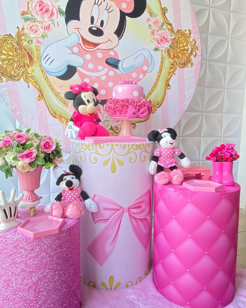 Kit Afetivo - Minnie Rosa - João e Maria Festas 