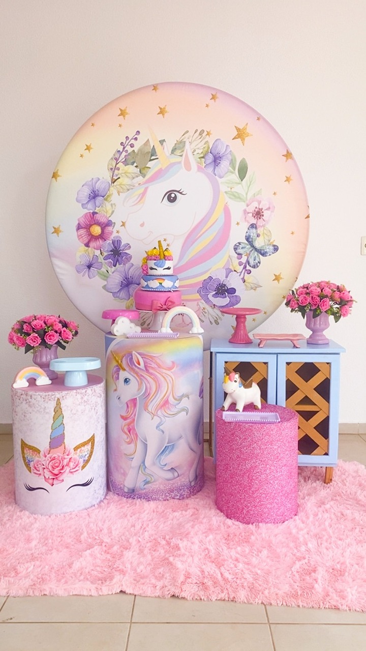 Kit Celebrar - Unicornio - João e Maria Festas 