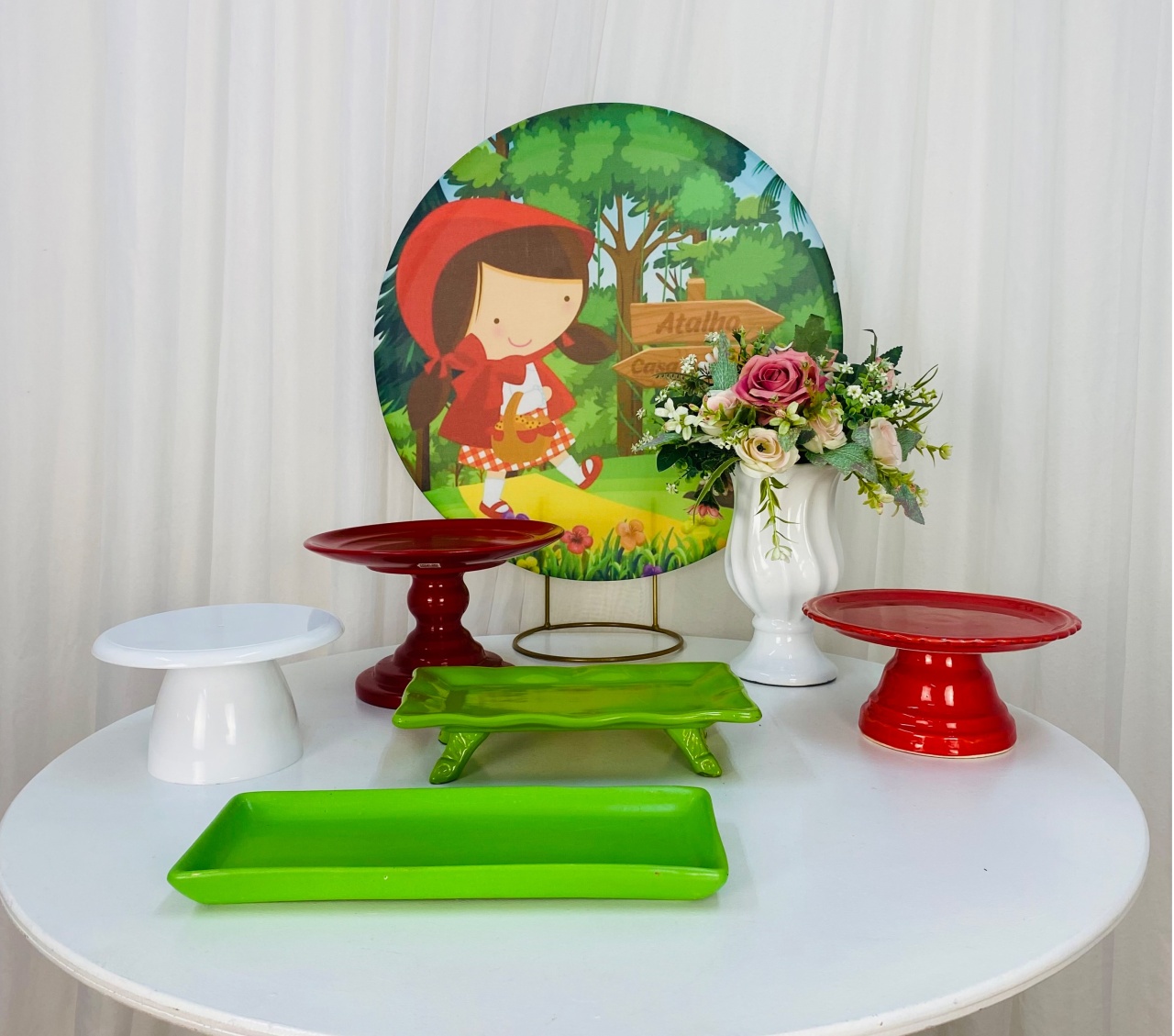 Festa Na Mesa - Chapeuzinho Vermelho - João e Maria Festas 