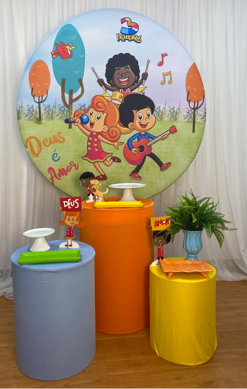 Kit Afetivo - Três Palavrinhas - João e Maria Festas 
