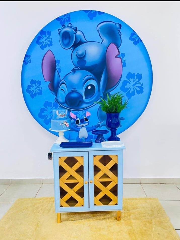 Stichi Azul  - Kit Só Um Bolinho  - João e Maria Festas 