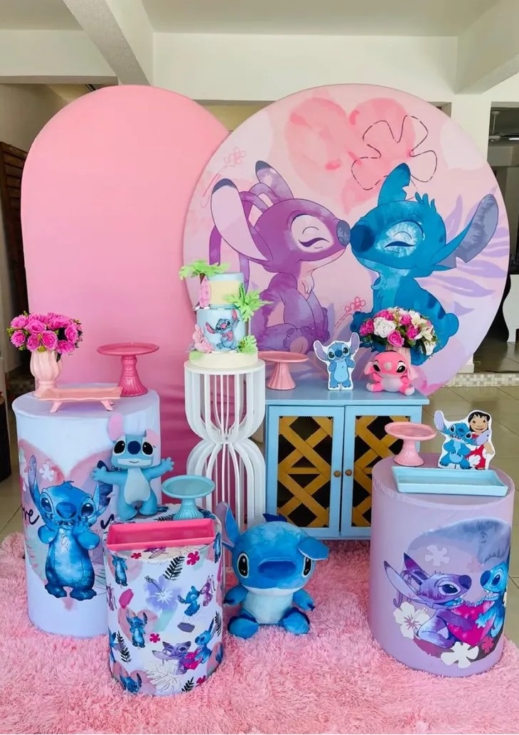 Stitch - Composiçao Com Angel  - João e Maria Festas 