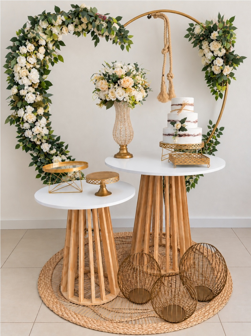 Casamento - Arco Coraçao 05 - João e Maria Festas 