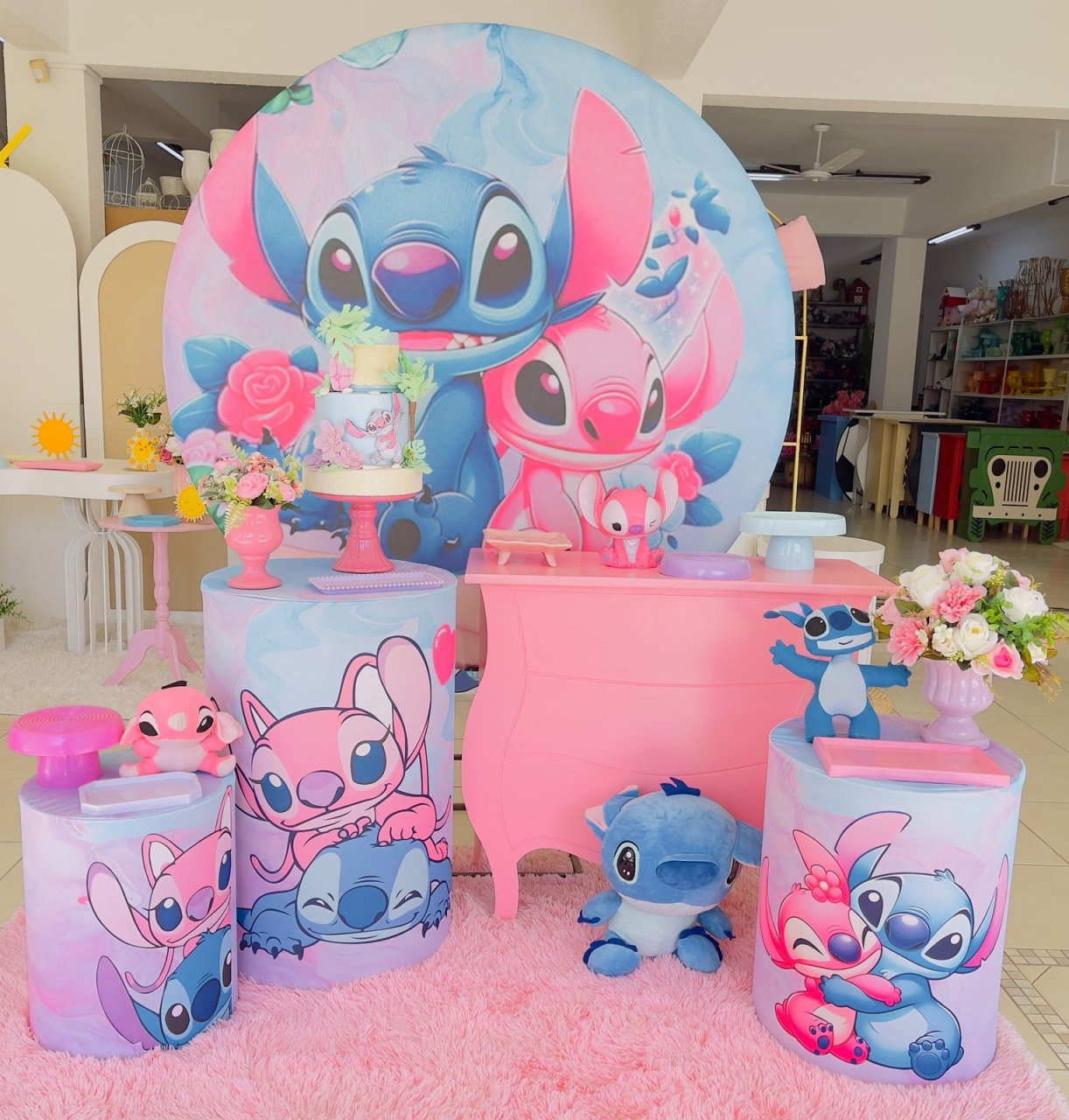 Stitch E Angel 3 - João e Maria Festas 