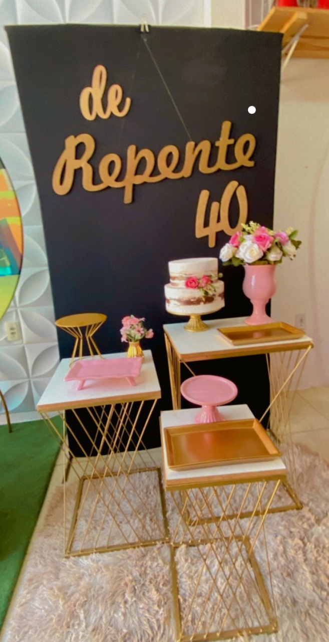 de Repente 40 Preto-Feminino - João e Maria Festas 