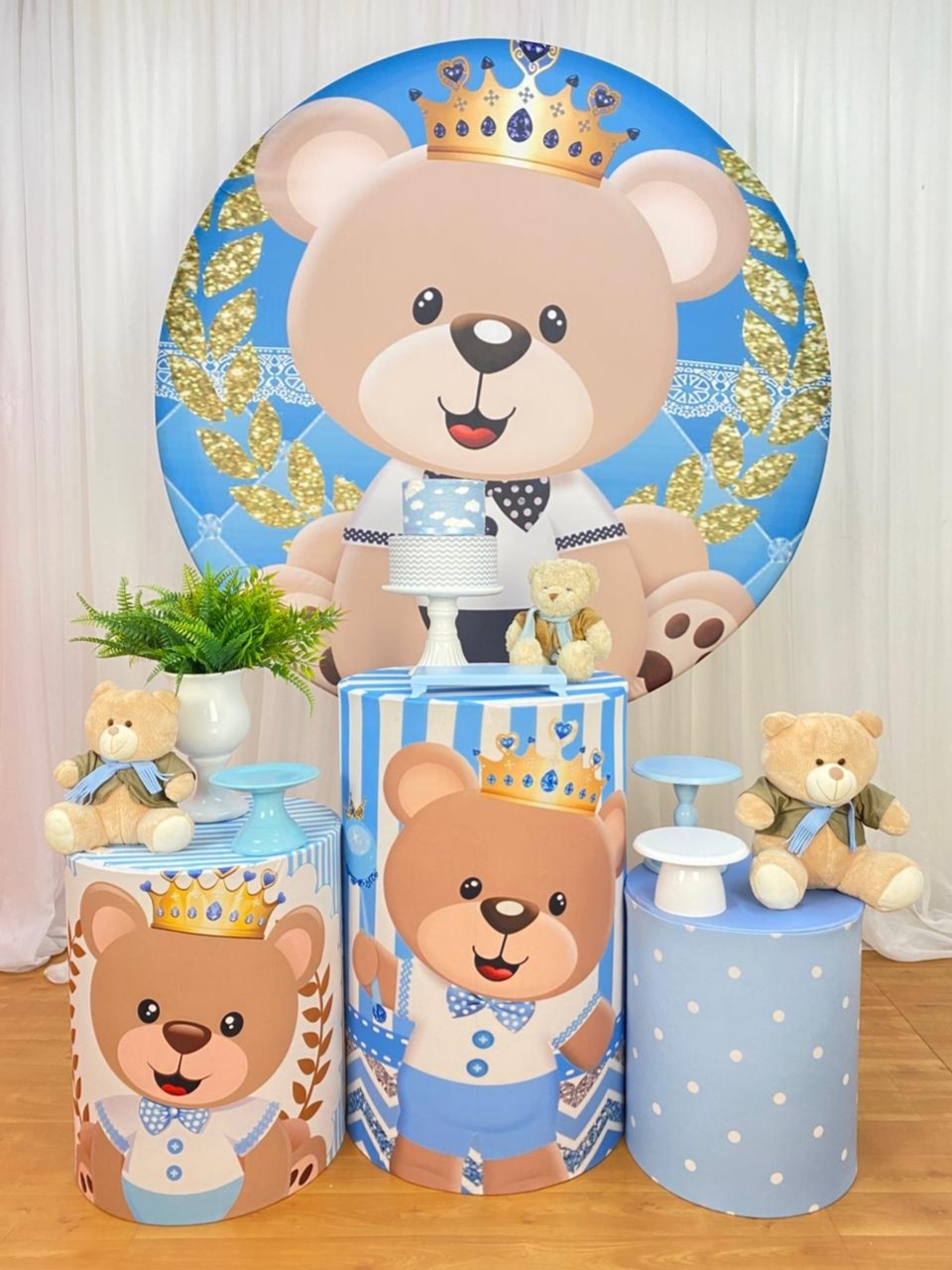 Kit Afetivo Vha de Bebe-Ursinho - João e Maria Festas 