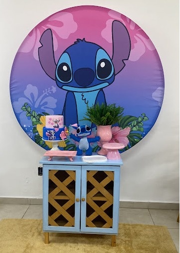 Stitch 2 -Kit Só Um Bolinho - João e Maria Festas 