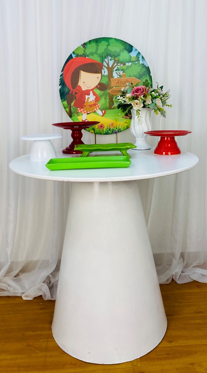 Festa Na Mesa - Chapeuzinho Vermelho + Mesa - João e Maria Festas 