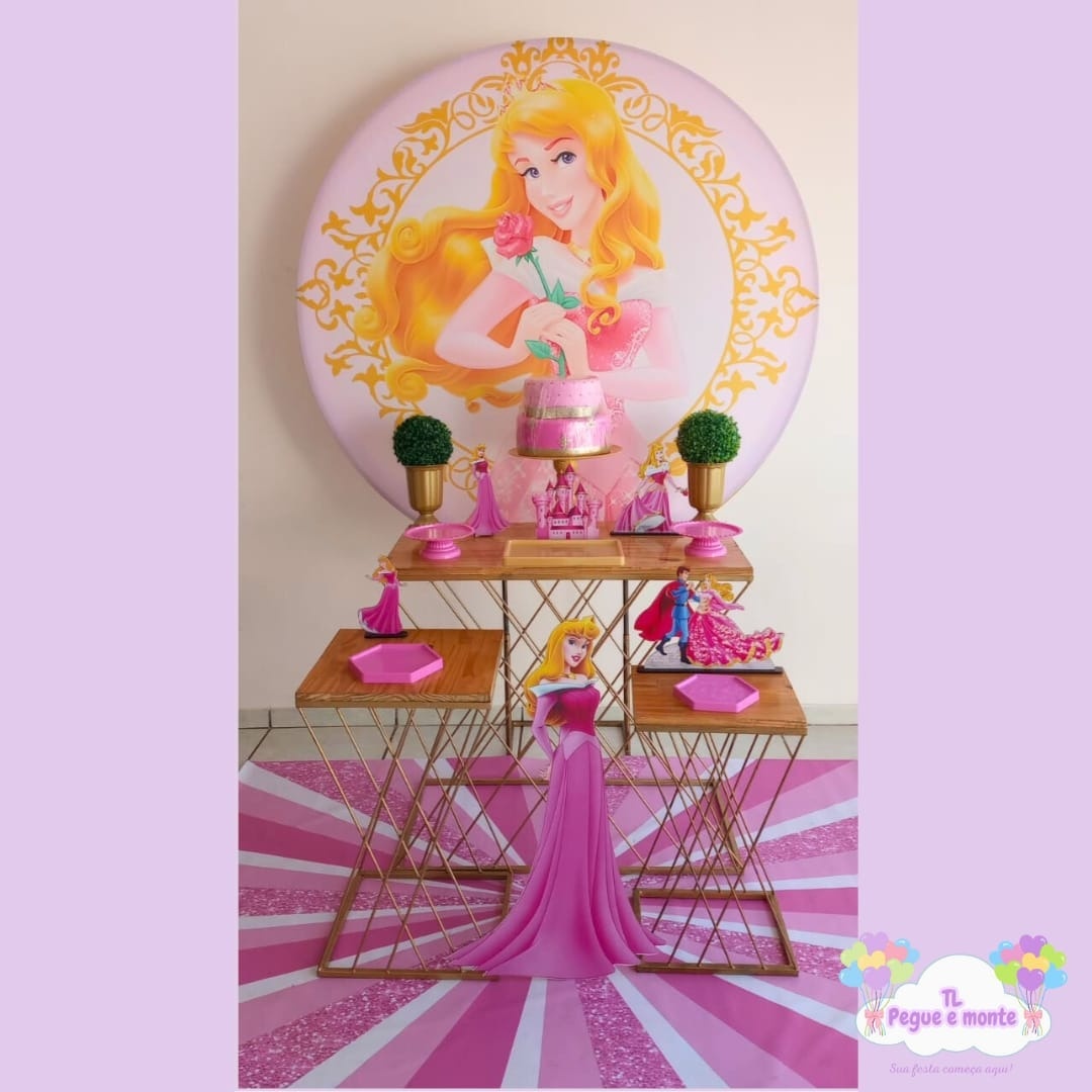 D-Kit Prata Mesa Bela Adormecida (Aurora) - Tl pegue e monte 