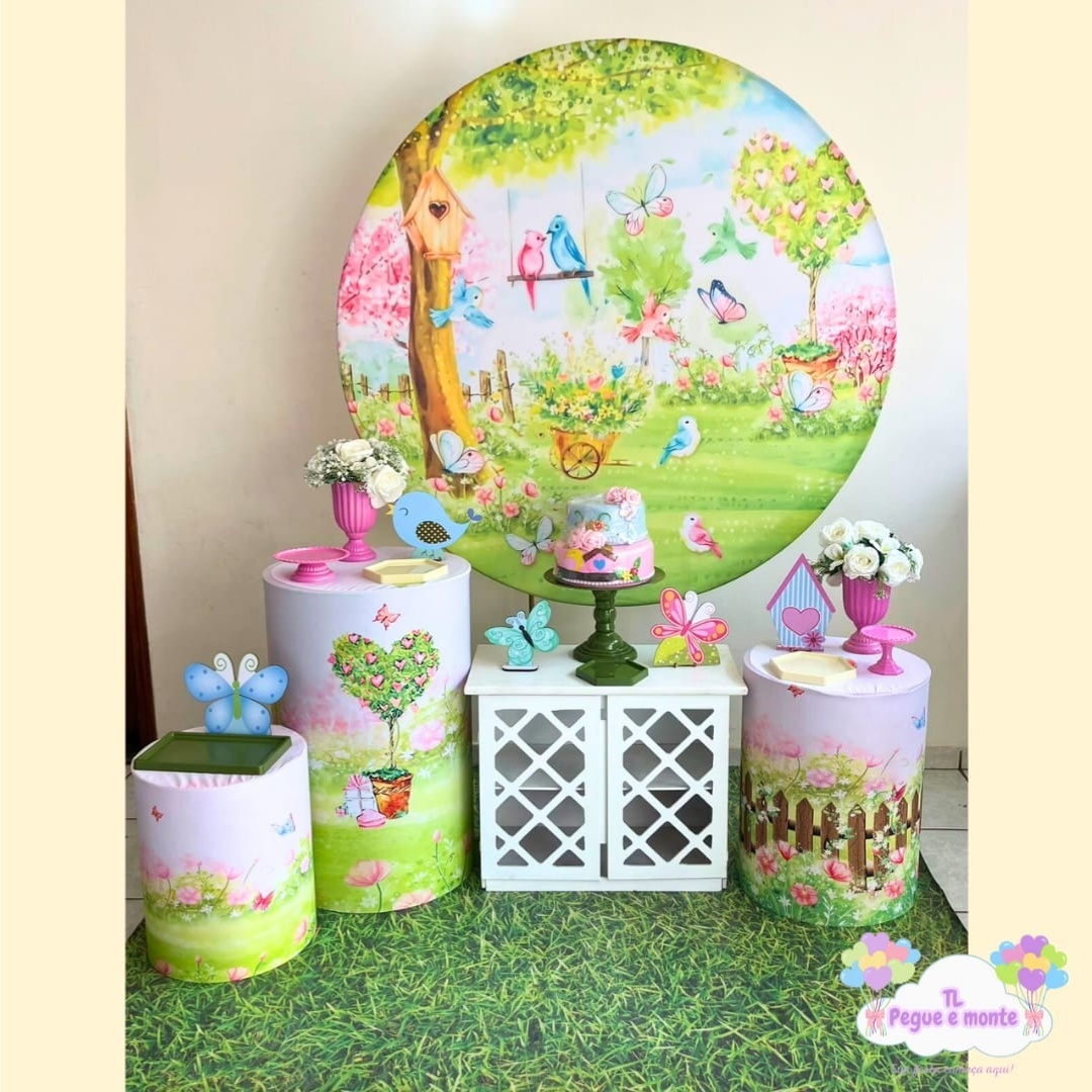 C-Kit Ouro Jardim Encantado - Tl pegue e monte 