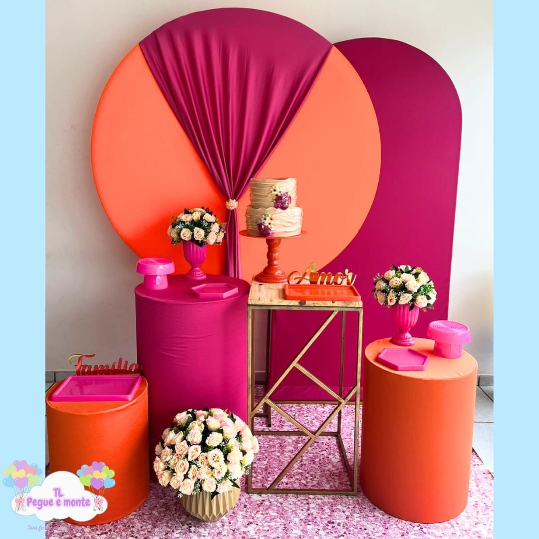 B-Kit Diamante Pink Com Laranja  - Tl pegue e monte 