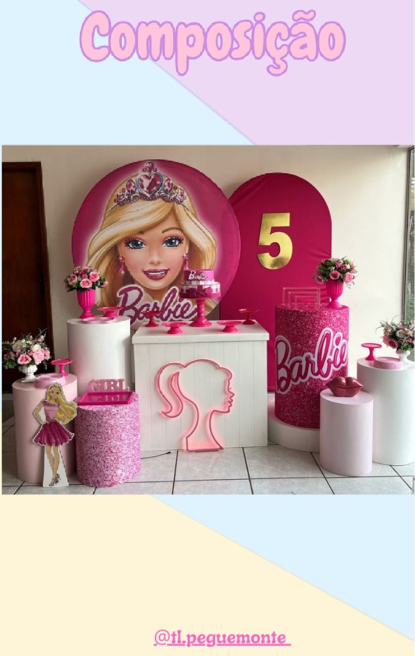 A- Composição Barbie Loira - Tl pegue e monte 