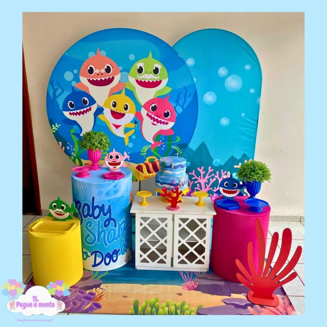 B-Kit Diamante Baby Shark - Tl pegue e monte 