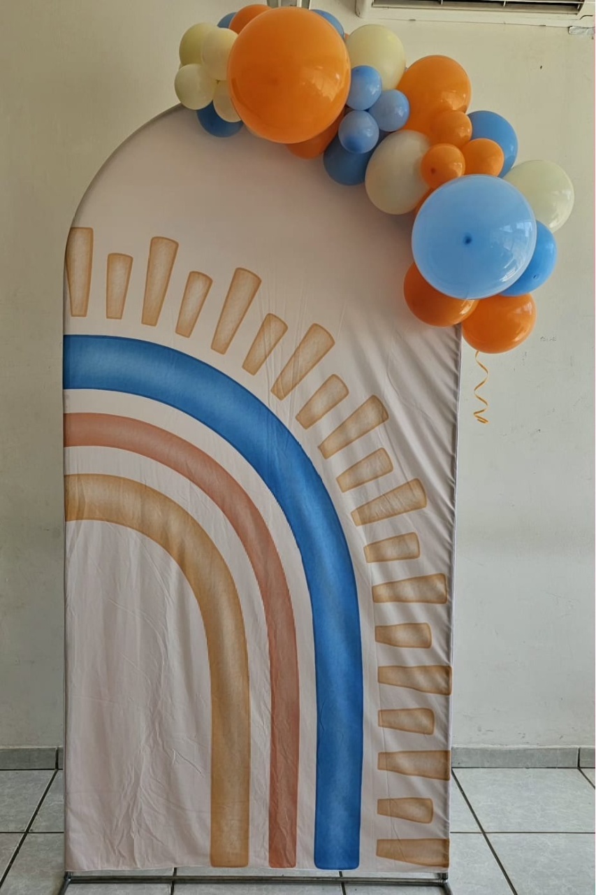 Balão: Mini Arco Romano de 1 Metro: Cores Normais  - Tl pegue e monte 