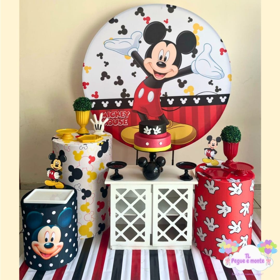 C-Kit Ouro Mickey - Tl pegue e monte 