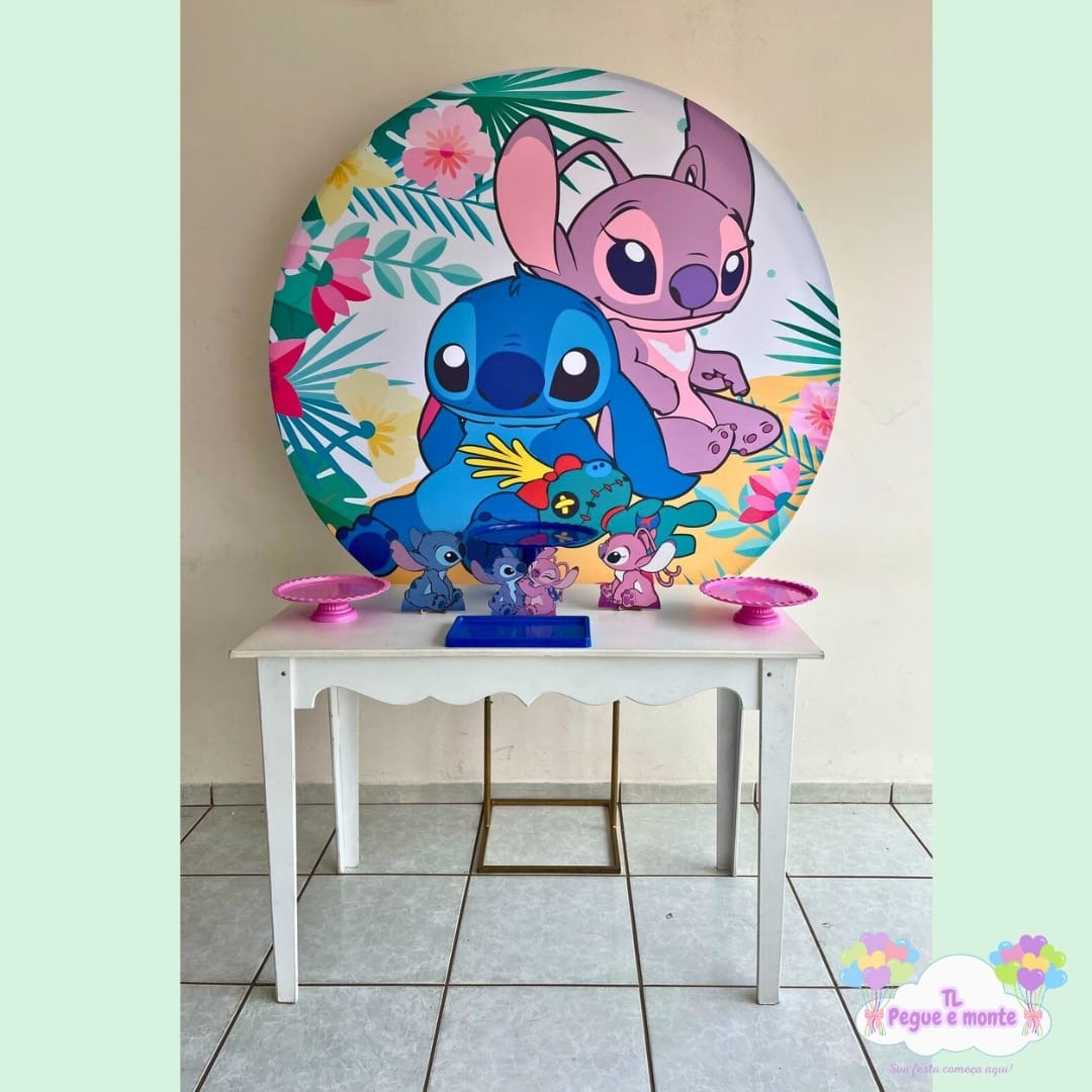 E-Kit Basico Stitch E Angel - Tl pegue e monte 